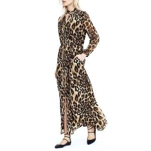 Banana Republic leopard maxi dress
